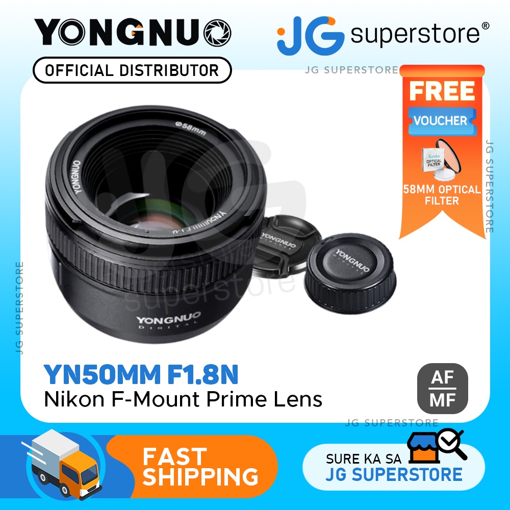 Yongnuo Yn Mm F N Mm F Prime Lens For Nikon Dslr Camera With