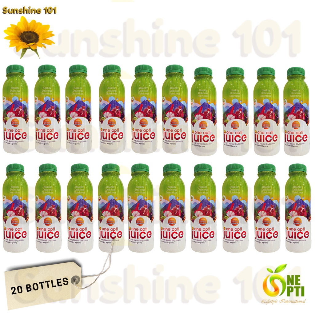 One Opti Juice Herbal Drink G Bottles Authentic Shopee