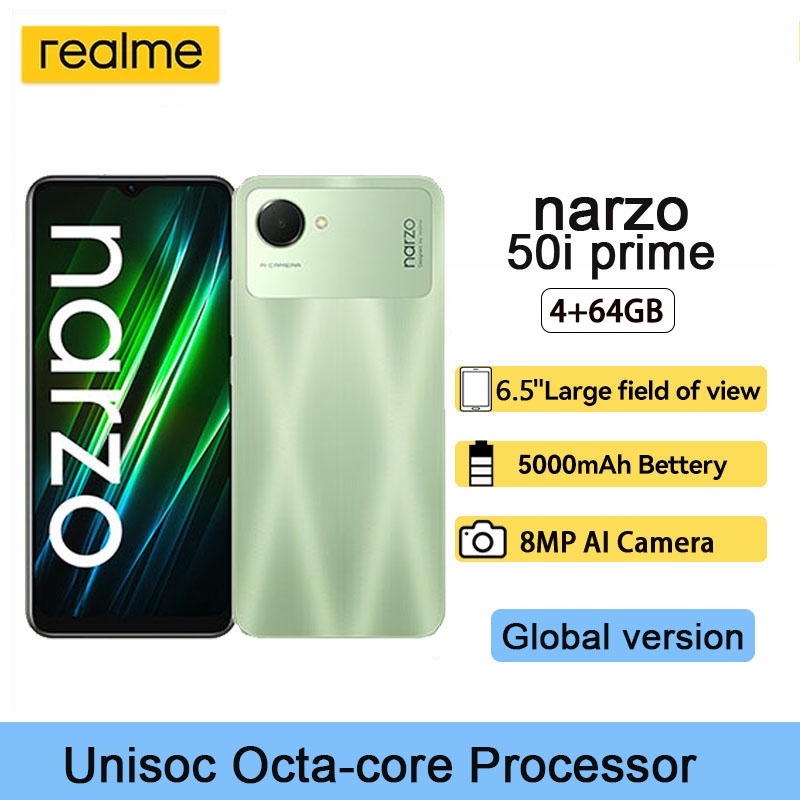 Realme Narzo 50i Prime Smartphone Powerful Octa Core Processor 6 5