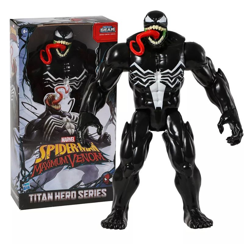 Marvel Spiderman Maximum Venom Titan Hero Venomized Figure Shopee