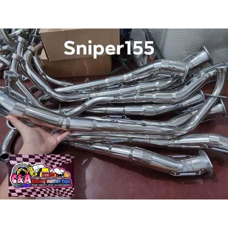 Big Elbow Pipe For Sniper 155 155r Pure 304 Stainless Makapal