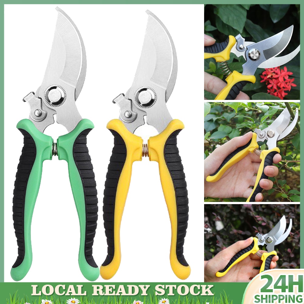 Gardening Pruning Shears High Carbon Steel Garden Plant Scissors Cutter