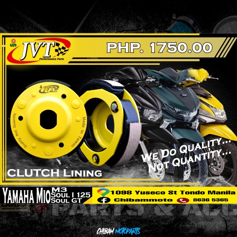 JVT CLUTCH LINING ASSEMBLY For Mio I 125 Mio Soul I 125 Mio Soul GT