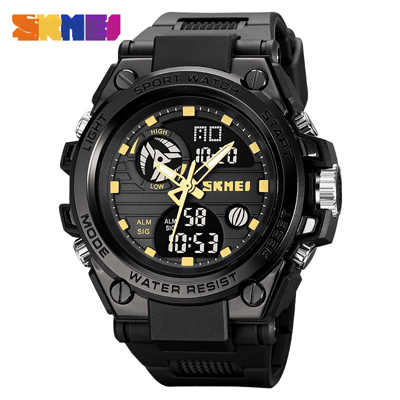 Skmei Japan Digital Movement Back Light Sport Watches Men Multifunction