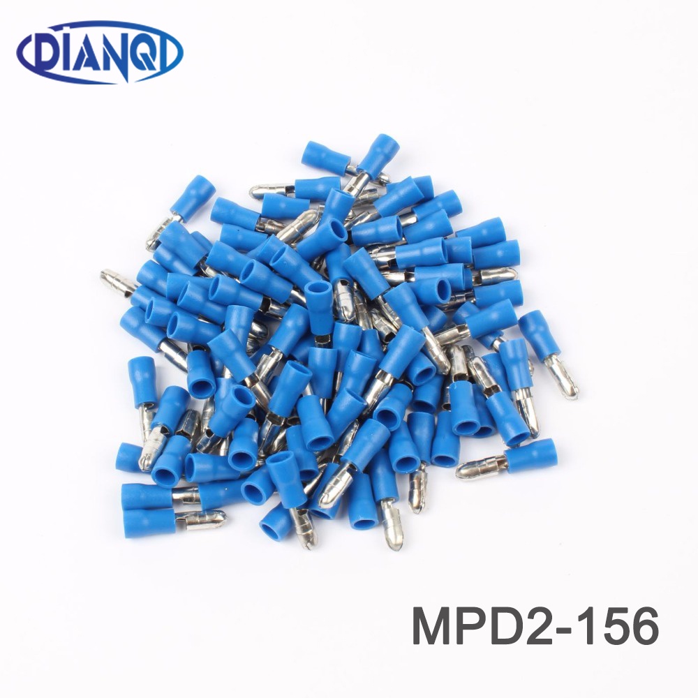 Mpd Bullet Shaped Male Pre Insulating Joint Cold Pressed Terminals