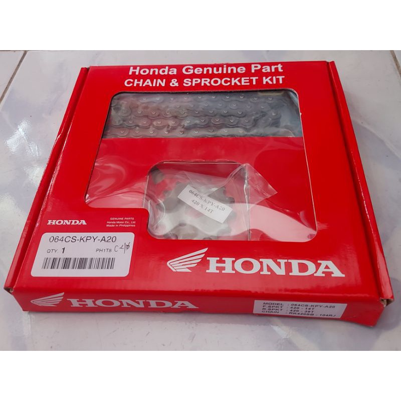 HONDA Genuine Chain And Sprocket Set XRM125 Shopee Philippines