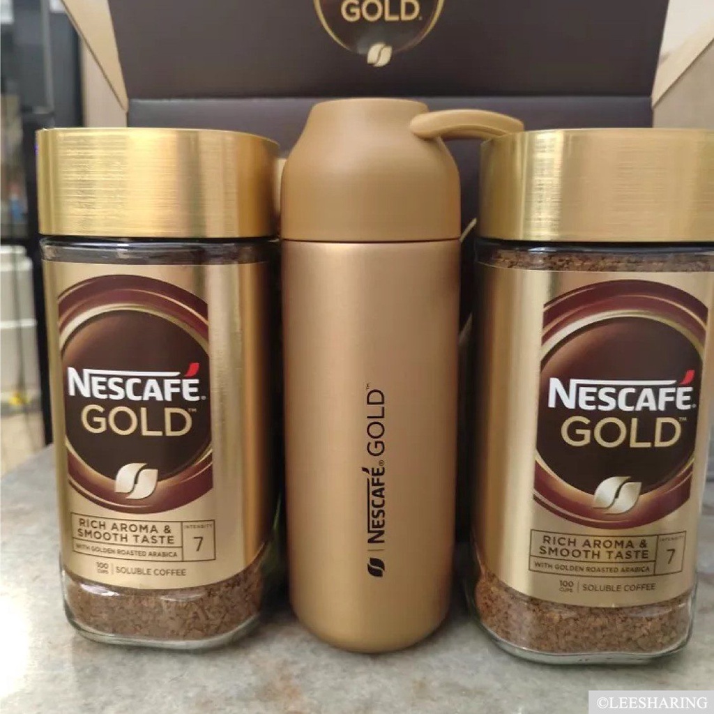 Nescafe Gold Rich Smooth Jar Intensity X G Free Gold Thermos