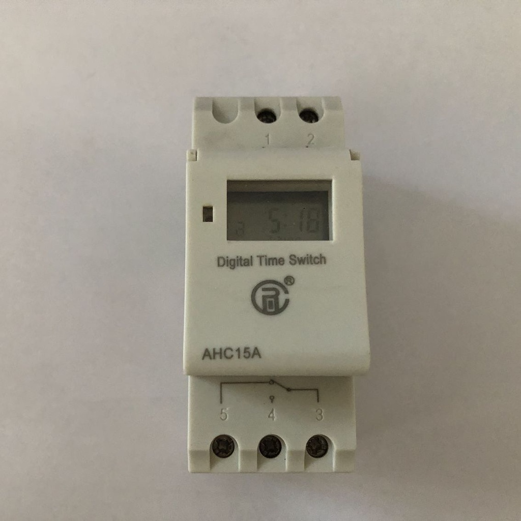 Thc A Daily Weekly Programmable Digital Timer Switch Din Rail Time