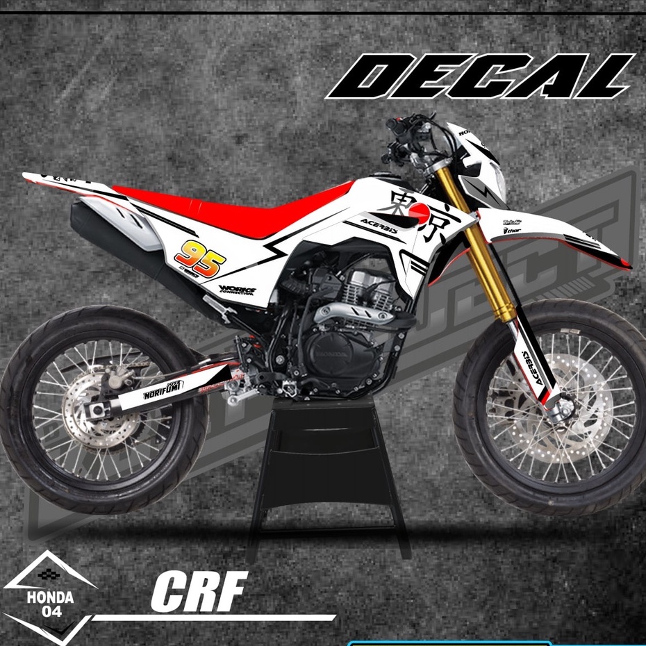 Sticker Sticker Decal CRF 150l 04 Minimalist Fullbody Dekal CRF 150 L