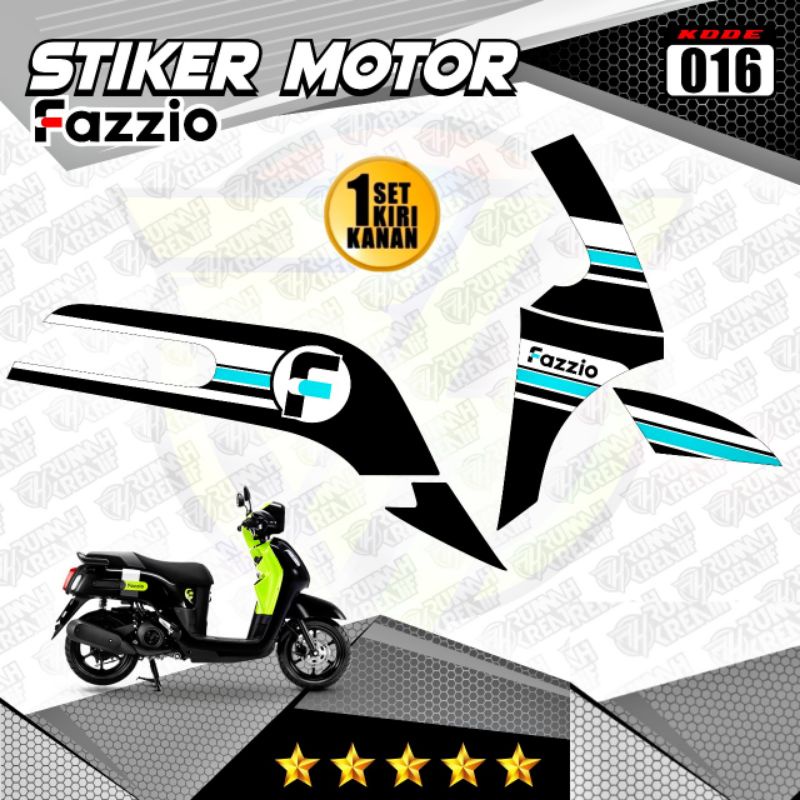 Decal Sticker Striping Variation Yamaha Fazzio Yamaha Fazzio