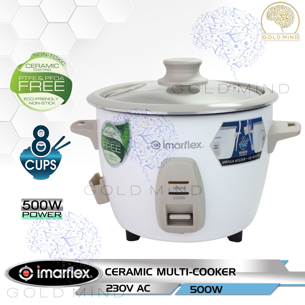 Imarflex Rice Cooker L Ceramic Multi Cooker Irc Pc Watts