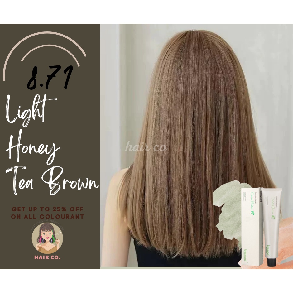 Light Honey Tea Brown Hair Color Ml Shopee Philippines