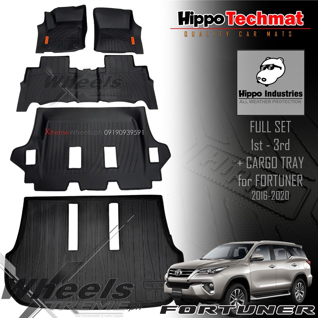 Toyota Fortuner All Variant 2016 2023 Thailand Made Hippo Techmat