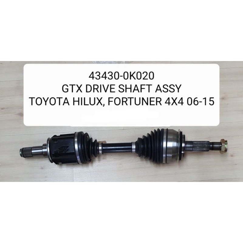 Drive Shaft Assembly Toyota Hilux Fortuner 4x4 2006 2015 43430 OK020