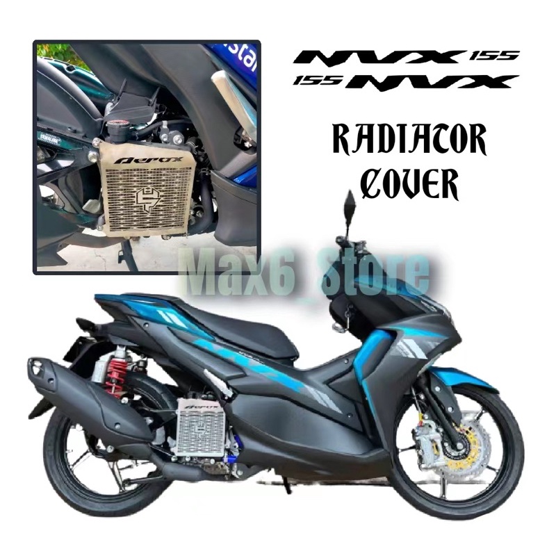 Yamaha Nvx Radiator Cover Stainless Steel Yamaha Nvx V V Aerox Nvx