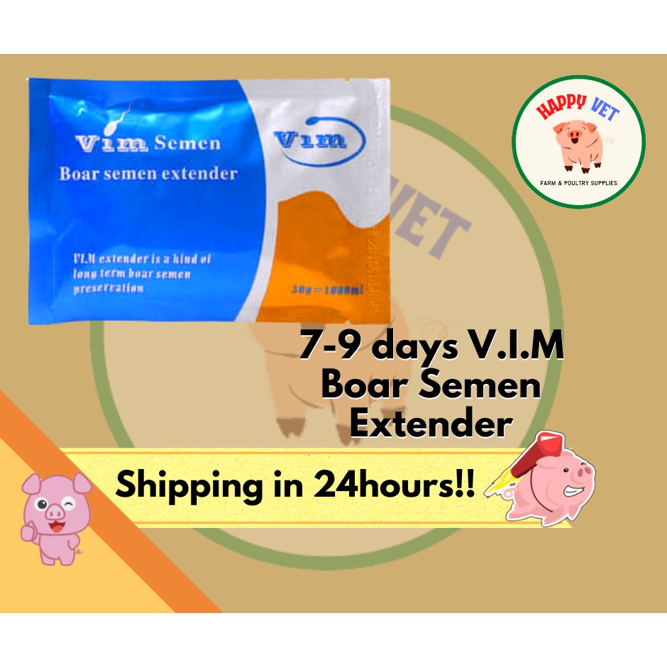 VIM 7 9 Days Boar Semen Extender Powder 50g Long Term Extender Pig