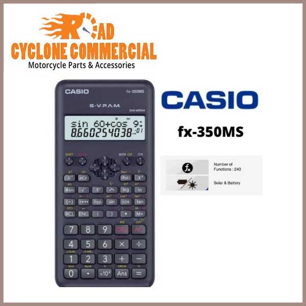 Casio Fx Ms Scientific Calculator Original Nd Edition Shopee