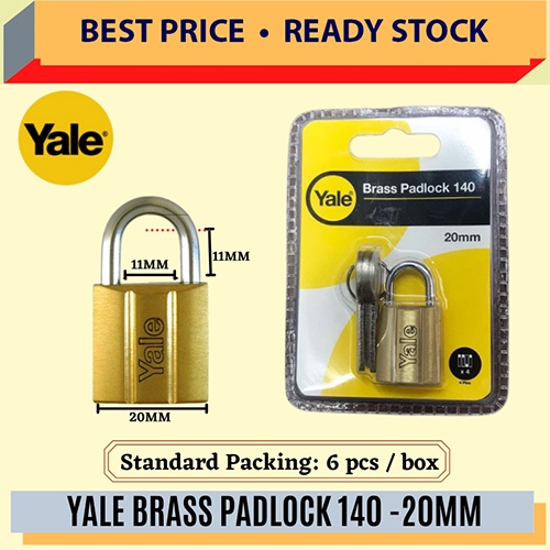 Yale Brass Padlock Mm Shopee Philippines