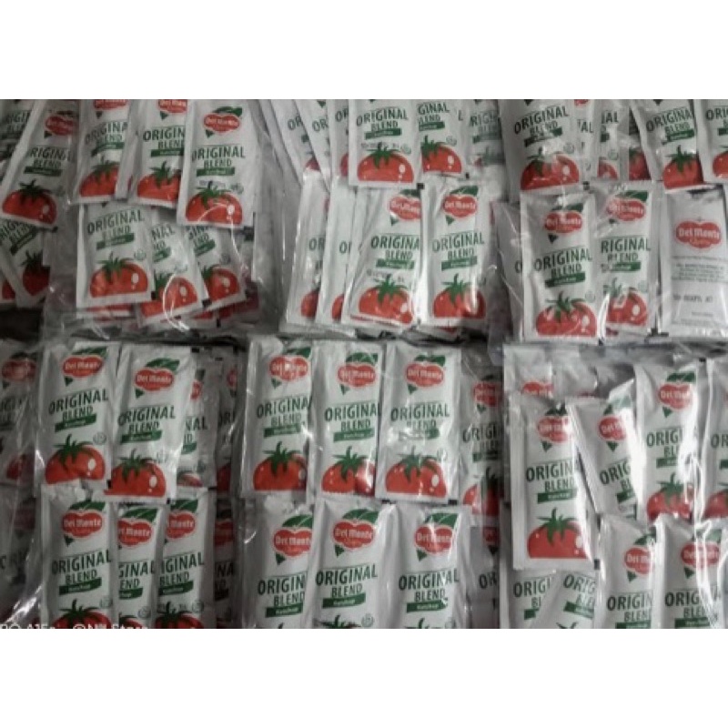 Del Monte Tomato Ketchup Sachet 10g Shopee Philippines