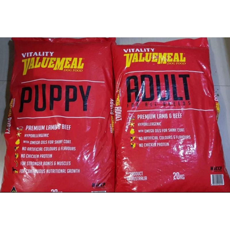 Vitality Value Meal Puppy 20kg Shopee Philippines