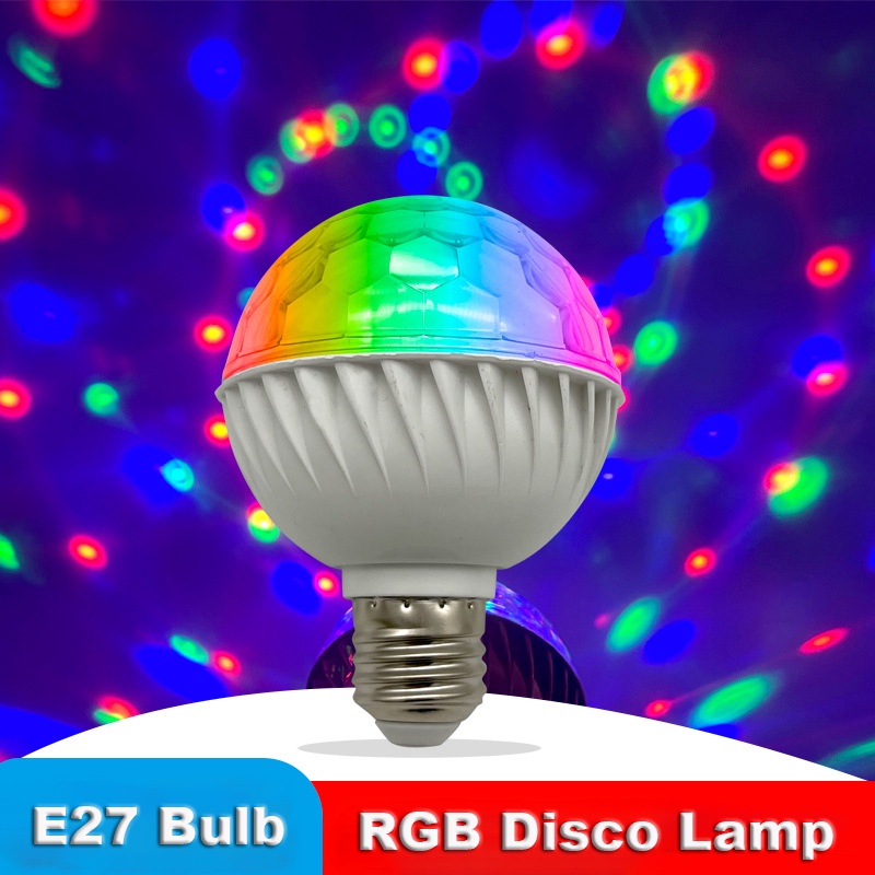 E Disco Bulb Degree Rotating Magic Ball Led Stage Light Party Dj