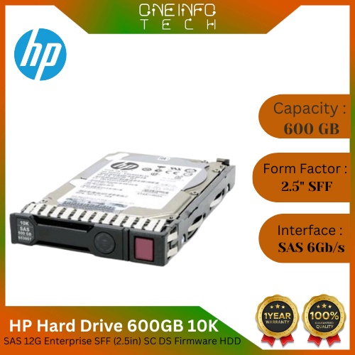 Hpe Gb Sas K Sff Sc Ds Hdd Shopee Philippines