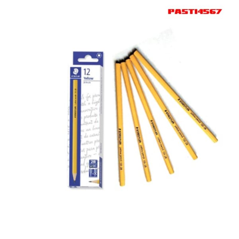 Staedtler YELLOW 2B Pencil 1 Dozen Shopee Philippines