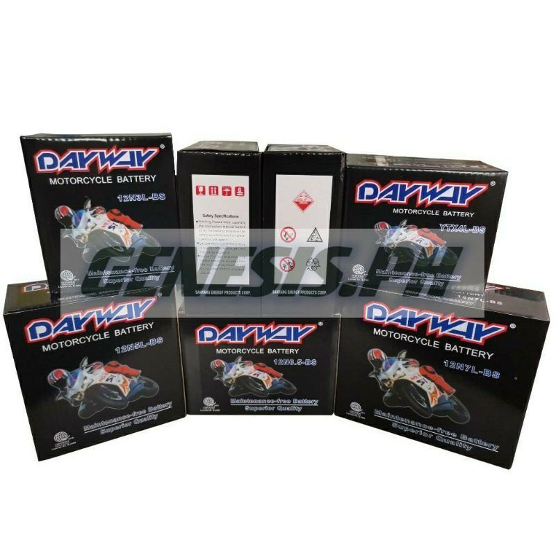 Genesis Dayway Motorcycle Battery V Battery C L L L A