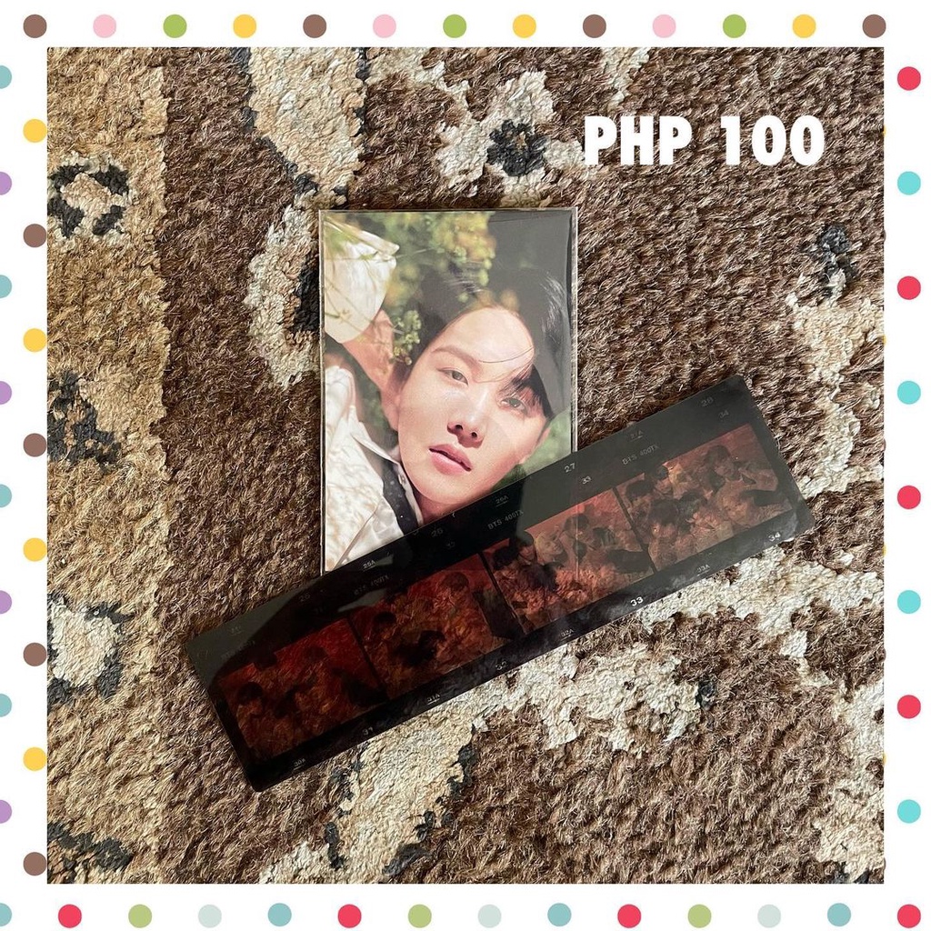 Bts Hybe Insight Photocard J Hope Mots Persona Official Film Strip