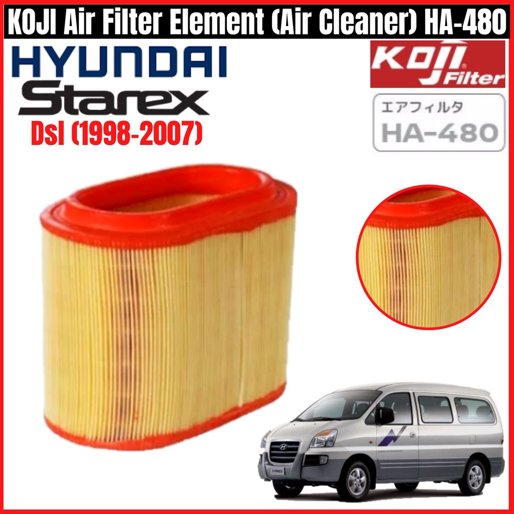 Koji Air Filter Element Air Cleaner Ha For Hyundai Starex Dsl