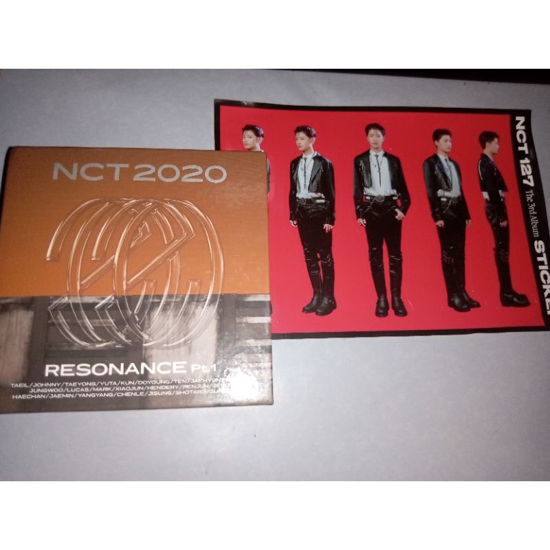 Unsealed NCT 2020 Kihno Resonance Pt 1 W Official Sticker SG