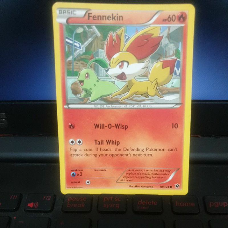 Fennekin 10 124 Common XY Fates Collide Singles Shopee Philippines