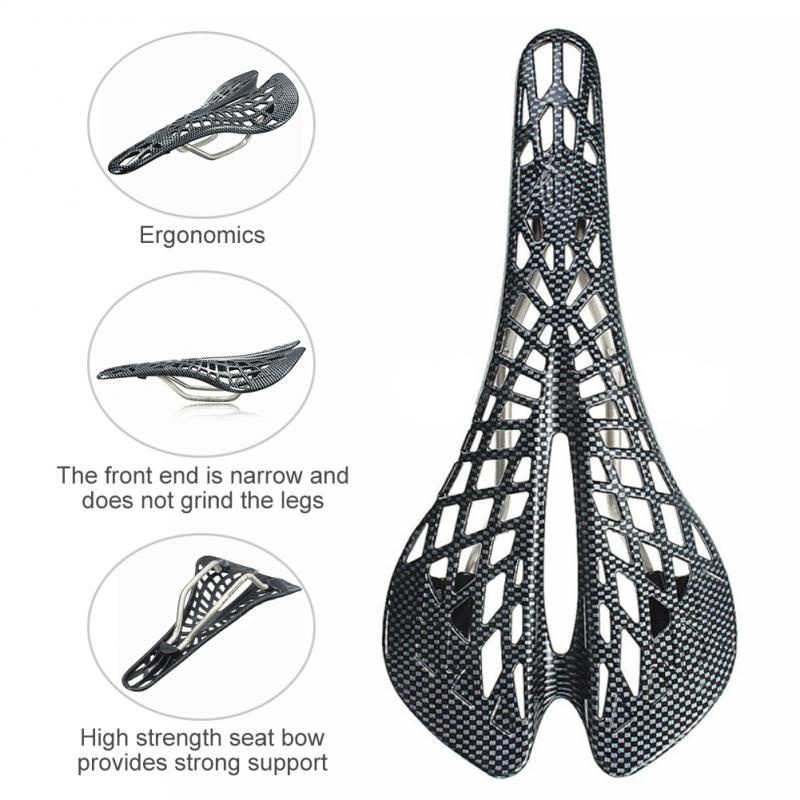 Full Carbons Fiber Saddle Ultralight Racing Saddle Seat High