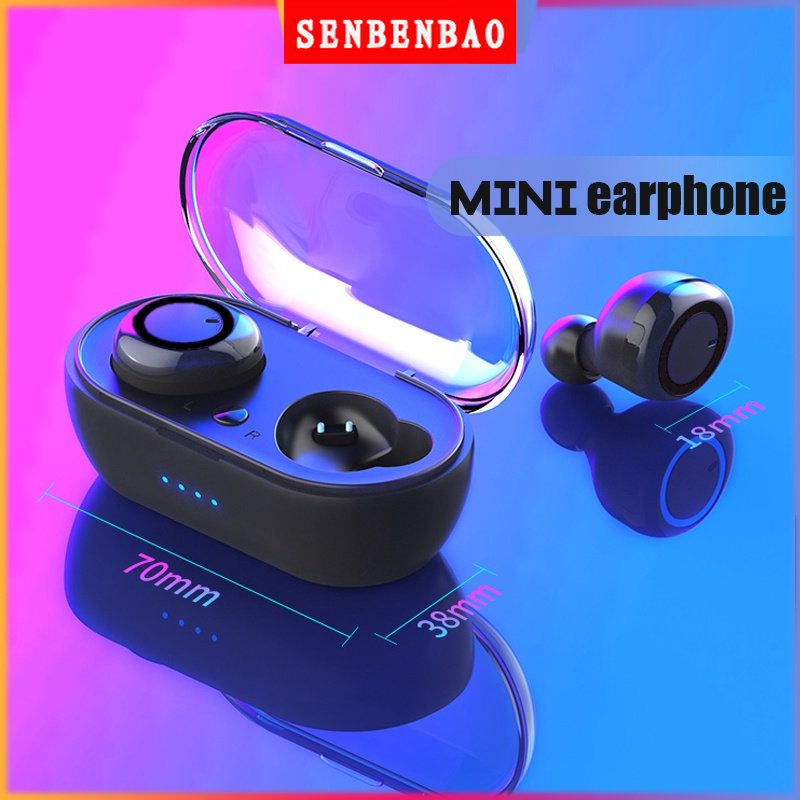 Y50 TWS Wireless Bluetooth Earphone Touch Control 9D Stereo Headset