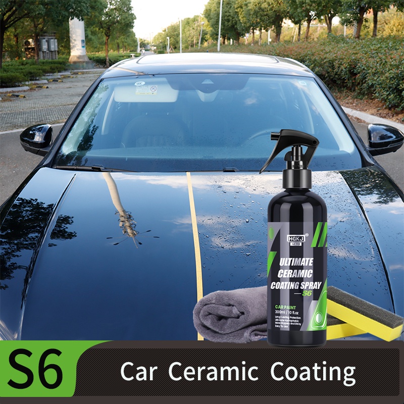 Ceramic Coating For Auto Paint HGKJ S6 Crystal Wax Spray Nano