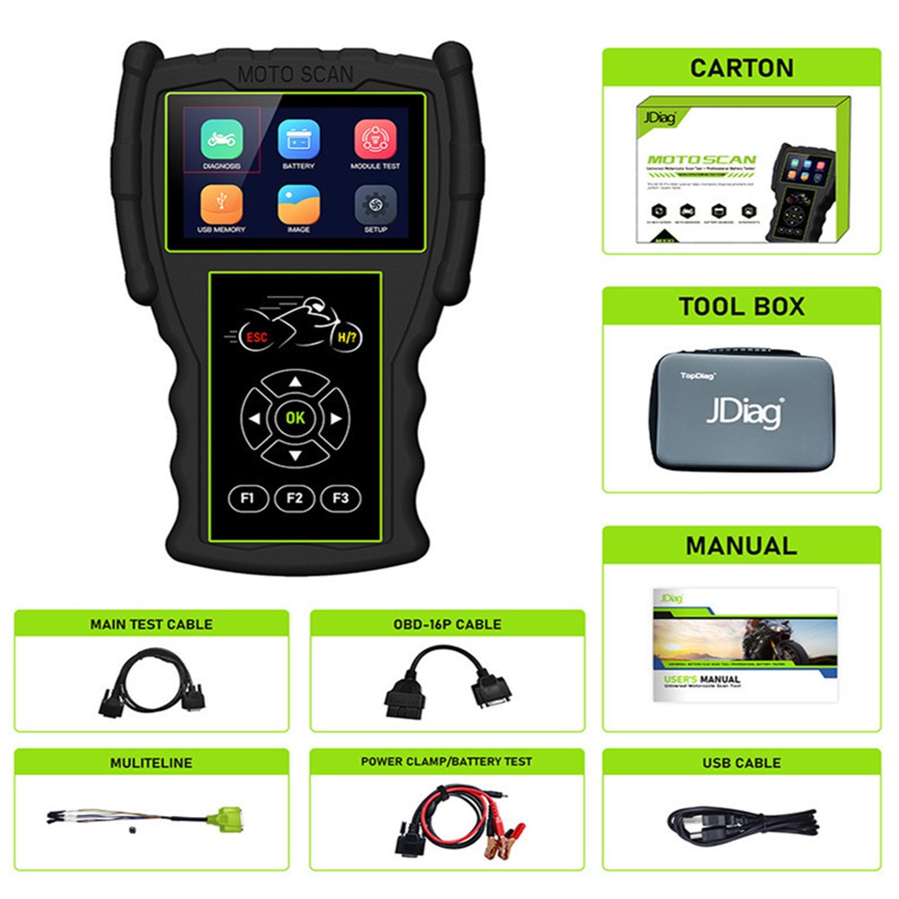 Jdiag M Motorcycle Diagnostic Tool Efi System Diagnosis And