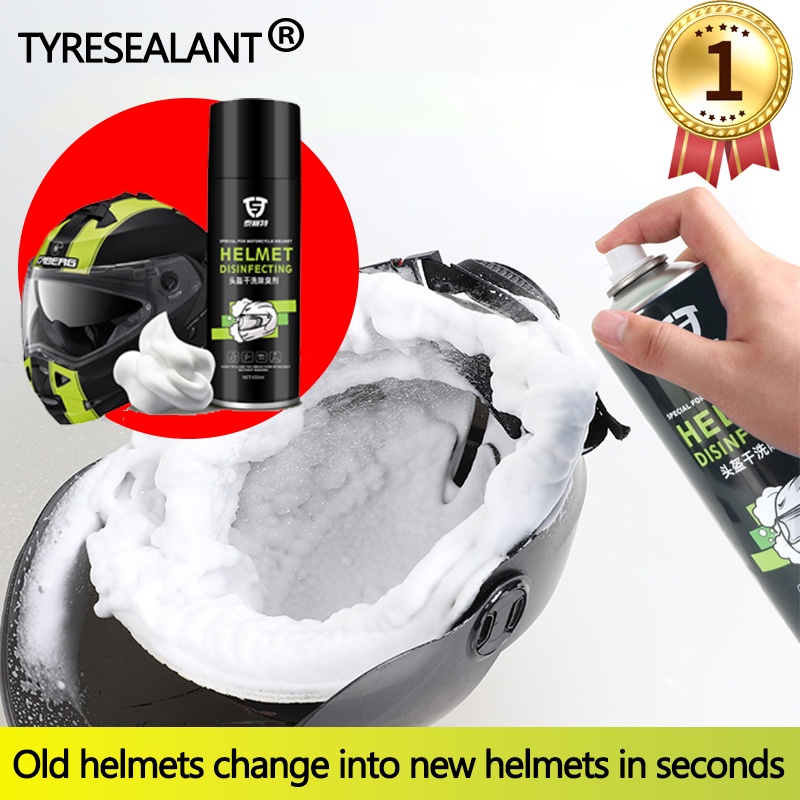 TYRESEALANT Helmet Disinfecting Foam Spray 450ml Disinfectant Foam