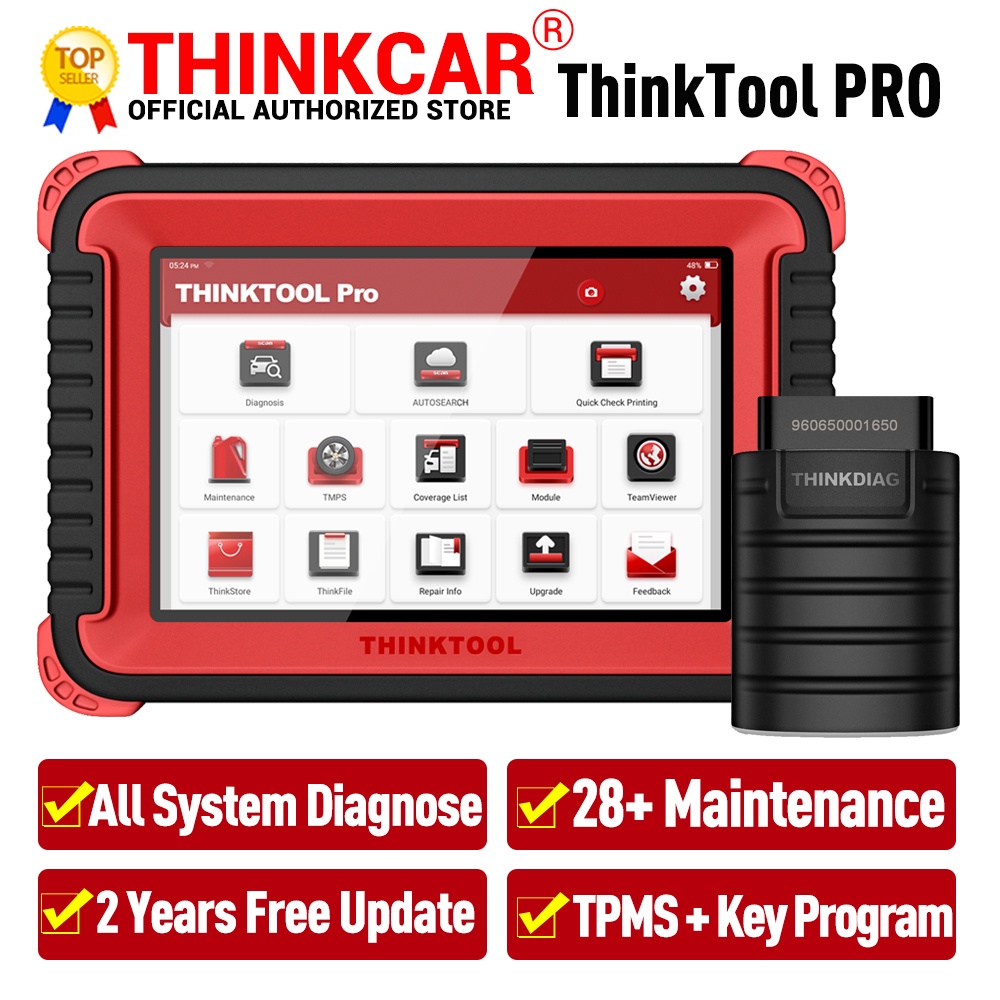 Thinkcar Thinktool Pro Auto Obdii Diagnostic Tool Full System Ecu