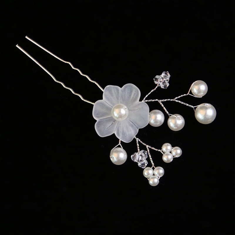 U Shape Hairpin Hairpin Clip Fashion Wedding Bridal Pearl Flower