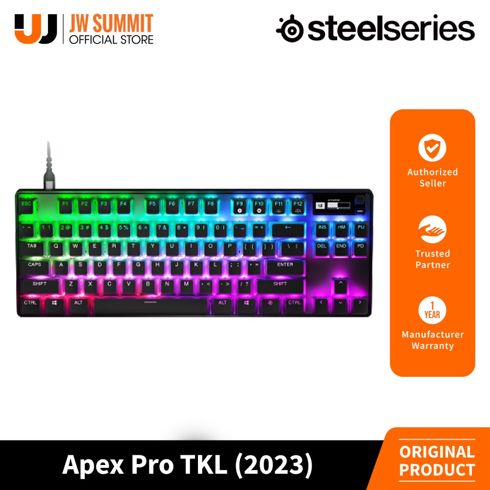 SteelSeries Apex Pro TKL 2023 OmniPoint Adjustable Switch Wired Gaming