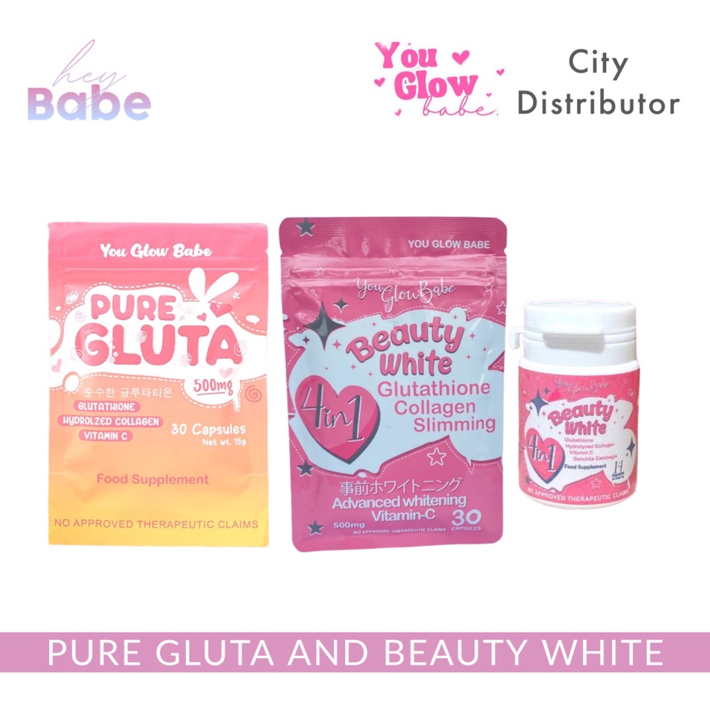 YOU GLOW BABE Beauty White And Pure Gluta Capsule Shopee Philippines