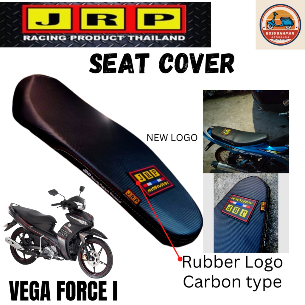 ORIGINAL JRP SEAT COVER FOR VEGA FORCE I RUBBER LOGO JRP THAI PARTS