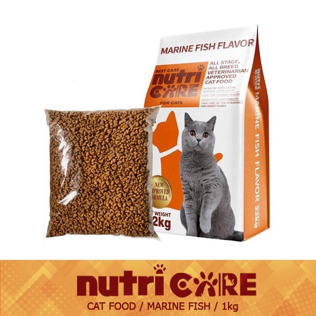 Lkj Nutricare Kg Repacked Cat Dry Food For All Stages Tuna Marine