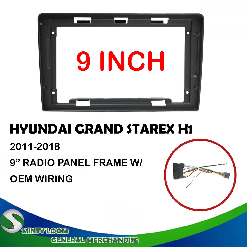 2din Stereo Panel Fit For HYUNDAI Grand Starex H1 2011 2018 9 Inch Head