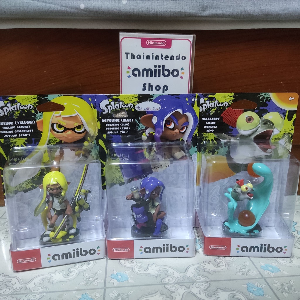 Amiibo Splatoon Octoling Yellow Blue Smallfry Shopee Philippines