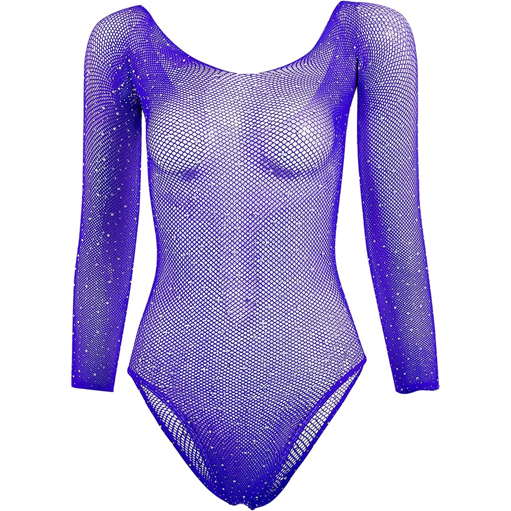 Black Seamless Rhinestone Bikini Sexy Lingerie Fishnet Tights Shopee
