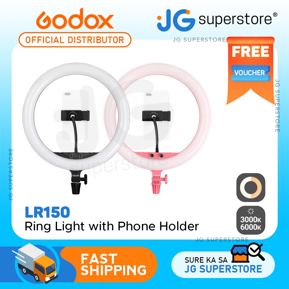 Godox Lr Bi Color K K Inch Led Ring Light For Youtube