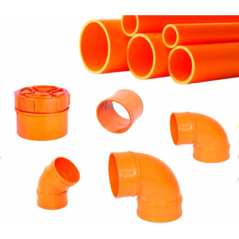 Pvc Orange Fittings Sanitary Fittings Elbow Elbow Cleanout