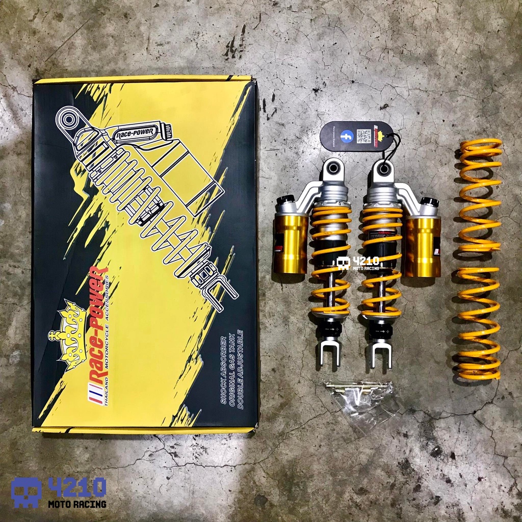 Race Power Mm Dual Shock W Tank For Yamaha Aerox Nmax V Shopee