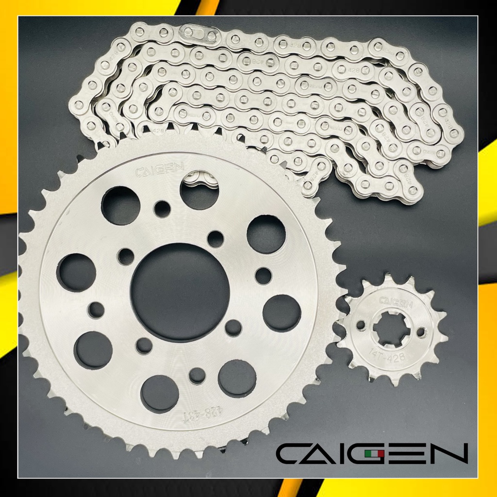 Chain And Sprocket Set Raider Fi L T T Caigen Shopee